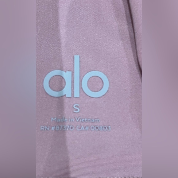 ALO Yoga Blush Pink Leggings - Picture 3 of 7